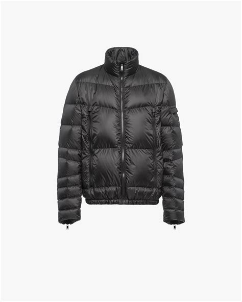 prada technical eggshell fabric puffer jacket|Black Technical eggshell fabric puffer jacket .